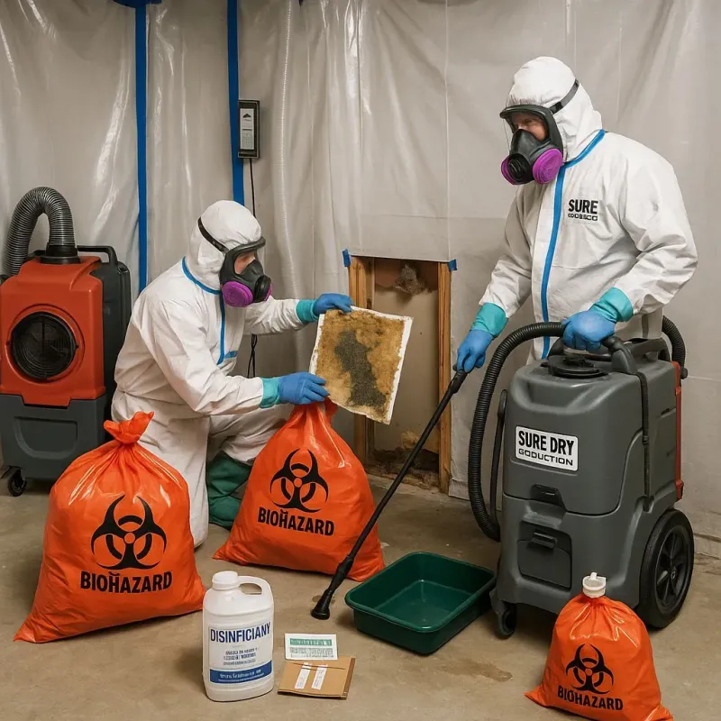 Contaminated Water Handling Protocols process in Capac, MI