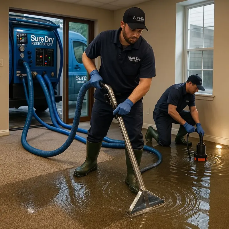 Water Extraction and Removal process in Capac, MI